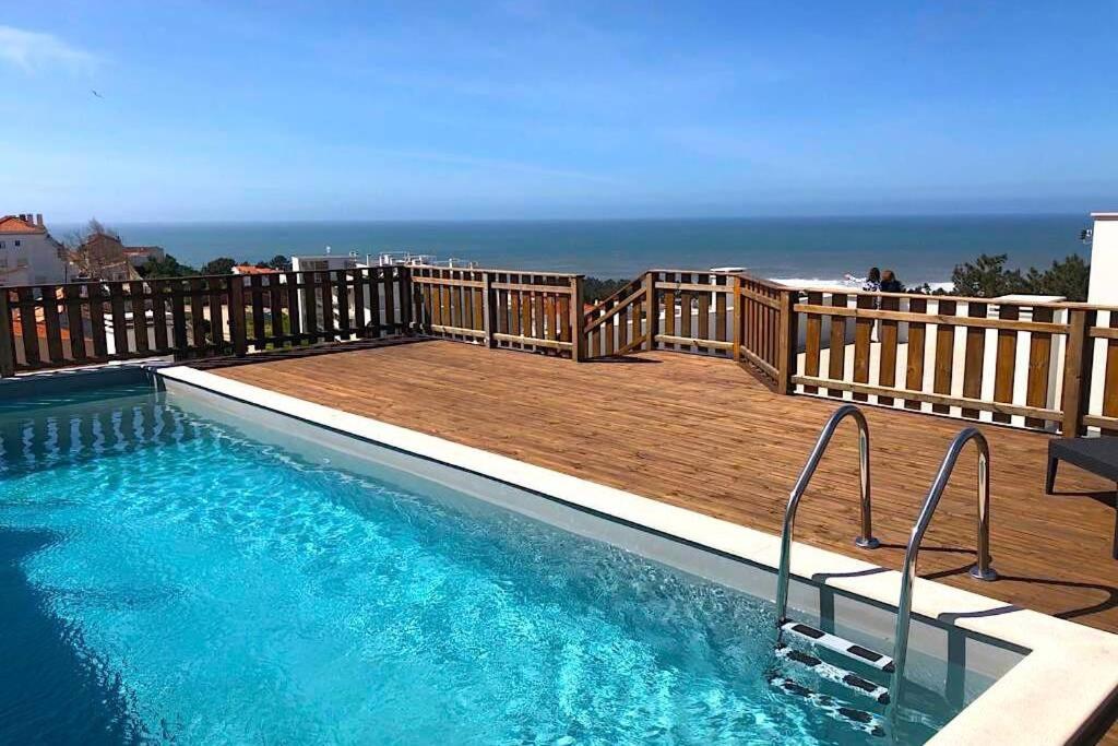 Terracos Do Mar - Rooftop Pool With Sea View Nazaré Exteriör bild