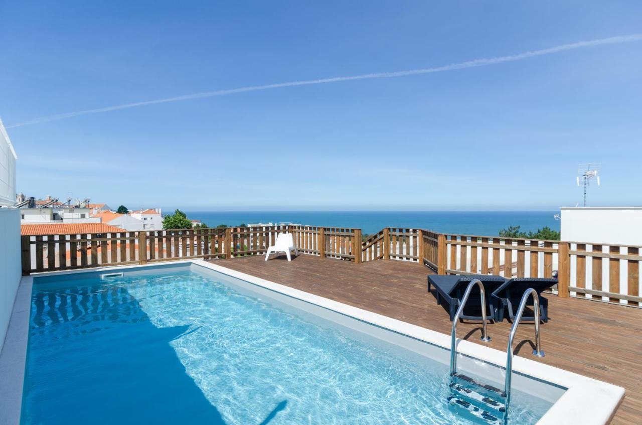 Terracos Do Mar - Rooftop Pool With Sea View Nazaré Exteriör bild